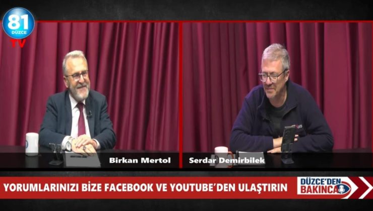 Düzce Bulgaristan Muhacirleri Derneği Başkanı Birkan Mertol, “Düzce’den Bakınca” Programının Konuğu Oldu