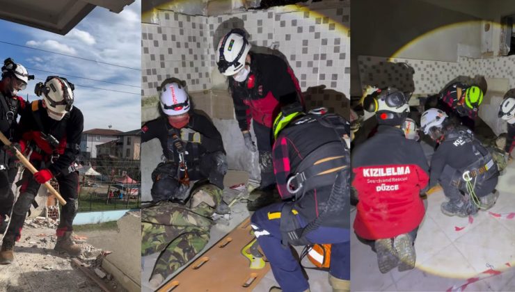 Kızılelma Arama ve Kurtarma Derneği’nden Düzce’de Gerçekçi Enkaz Tatbikatı