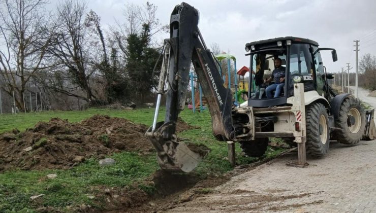 Akbıyıklar Köyü’nde Altyapı İçin İlk Kazma Vuruldu