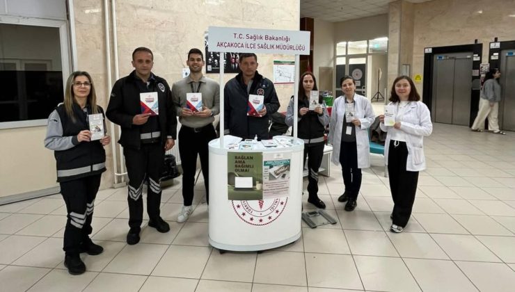 Akçakoca Kyk Kız Öğrenci Yurdu’nda Sağlık Eğitimi Düzenlendi