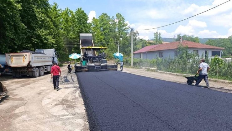 Darıyeri Hasanbey Köyü’nde Sıcak Asfalt Çalışması Tamamlandı