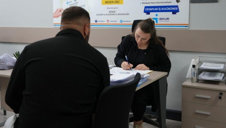 Düzce İş Kulübü İstihdama Can Suyu Oldu: 5 Ayda 242 Kişi İş Sahibi Oldu