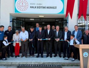 Çilimli’de Halk Eğitimi Merkezi’nin Yeni Hizmet Binası Açıldı