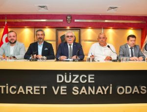 Düzce TSO Meclisinde KDV ve Vize Randevuları Gündeme Geldi
