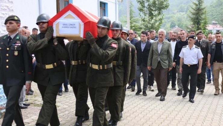 Kıbrıs Gazisi Erol Çimşir Son Yolculuğuna Uğurlandı