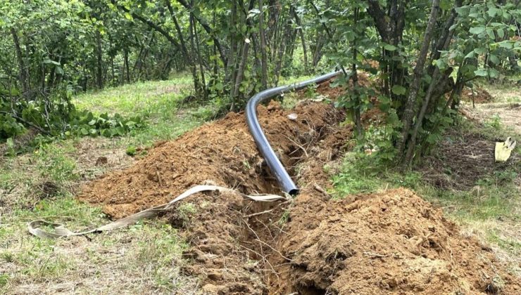 Akçakoca Aktaş Köyü’nde İçme Suyu Hattı Yenileniyor